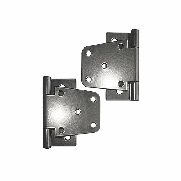 Nuvo Iron BLACK GALVANIZED STEEL 4in TEE HINGES, 2PK TH4BLK